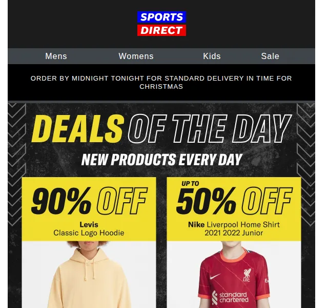 Sportsdirect.com: 90% sleva na Levi's® hoodie za 6,50 £ – červen 2026 | Nuslet.cz