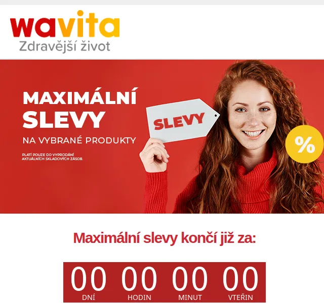 Wavita: Slevy až 50 % na doplňky stravy – únor 2022 | Nuslet.cz