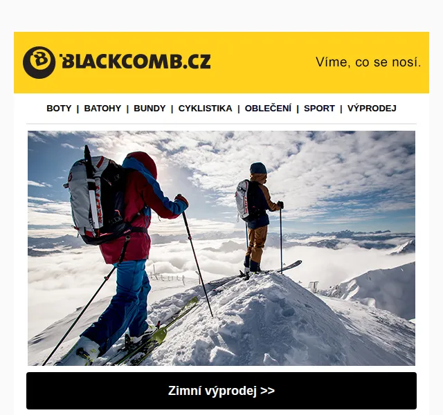 Blackcomb.cz: Výprodej s 30% slevou na lyže – červen 2026 | Nuslet.cz