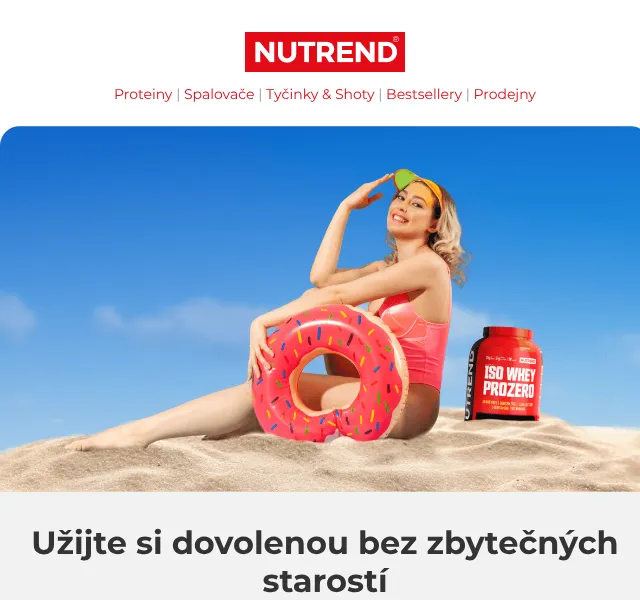 Nutrend: Letní balíčky na dovolenou – červenec 2026 | Nuslet.cz