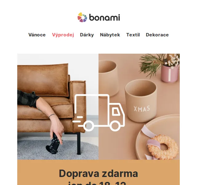 Bonami: Doprava zdarma nad 500 Kč – červen 2026 | Nuslet.cz