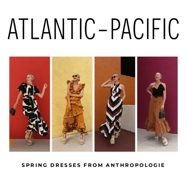 ATLANTIC-PACIFIC: Jarní šaty z Anthropologie – červen 2026 | Nuslet.cz