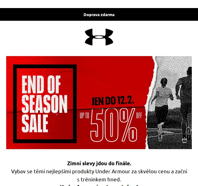 Under Armour: Sleva až 50 % na top produkty – červenec 2026 | Nuslet.cz