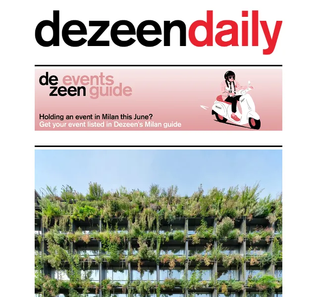 Dezeen Daily: Plant-covered hotel v Paříži + robot kurník – červen 2026 | Nuslet.cz