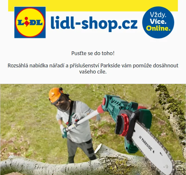 Lidl: Nářadí Parkside se slevou až 16 % – červenec 2026 | Nuslet.cz