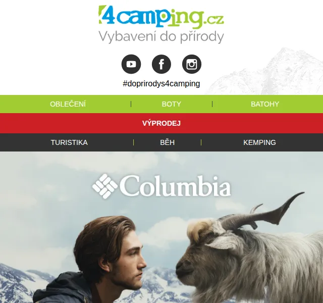 4camping: Columbia sleva – březen 2026 | Nuslet.cz