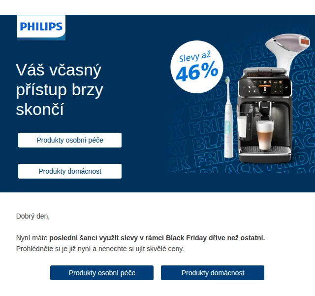 Philips: Black Friday slevy – červen 2026 | Nuslet.cz