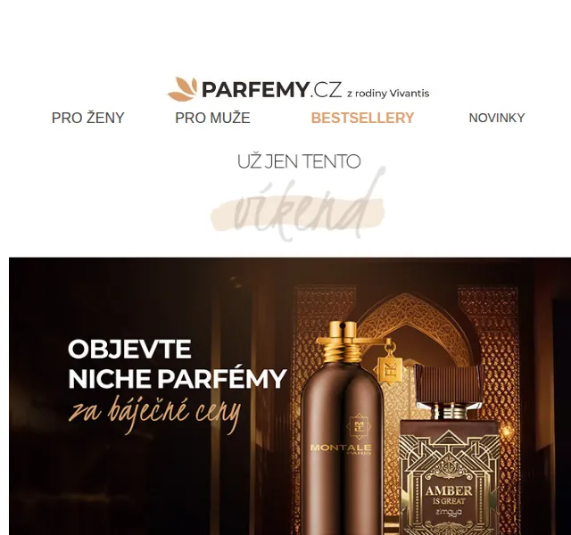Parfemy.cz: NICHE parfémy a svíčky se slevou – červenec 2026 | Nuslet.cz