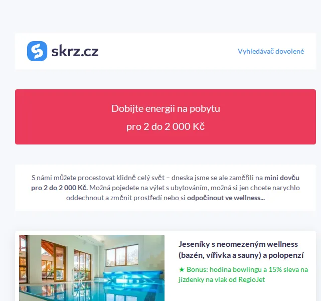 Skrz: Ubytování pro 2 od 949 Kč/noc – červen 2026 | Nuslet.cz