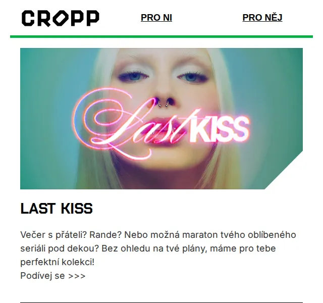 Cropp LAST KISS kolekce – červenec 2026 | Nuslet.cz