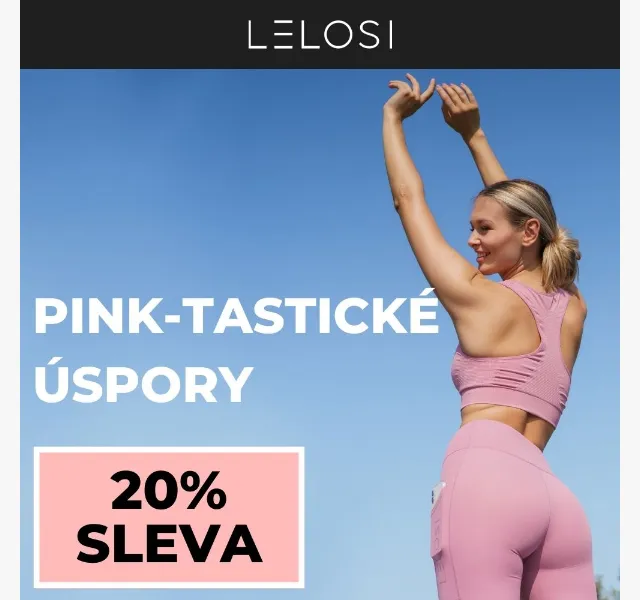 LELOSI: 20% sleva na růžovou kolekci – červen 2026 | Nuslet.cz