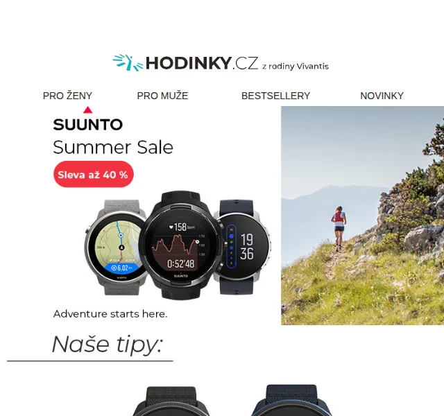 Hodinky.cz: Suunto letní výprodej až 40 % – červen 2026 | Nuslet.cz