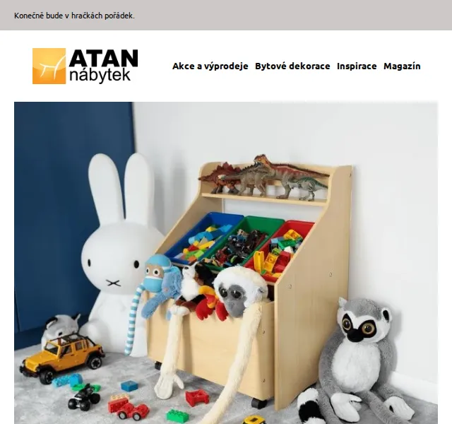 ATAN nábytek: Organizéry na hračky od 1 249 Kč – červenec 2026 | Nuslet.cz