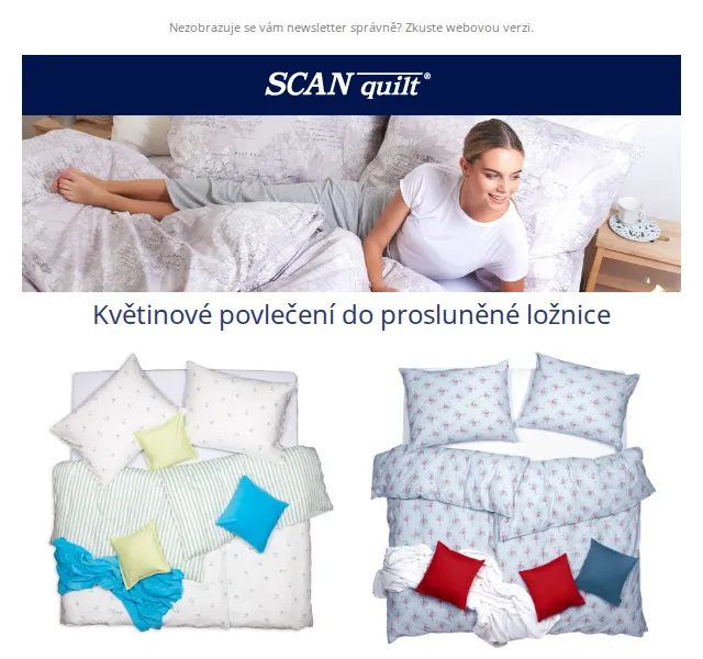 Lucie T. | SCANquilt.cz: Povlečení a dekorace od 125 Kč – červenec 2026 | Nuslet.cz