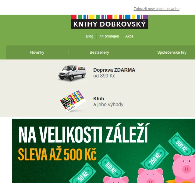 KnihyDobrovsky.cz: Sleva až 500 Kč – červenec 2026 | Nuslet.cz
