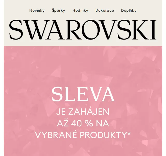 Swarovski: Slevy náhrdelníků a přívěsků – červen 2026 | Nuslet.cz