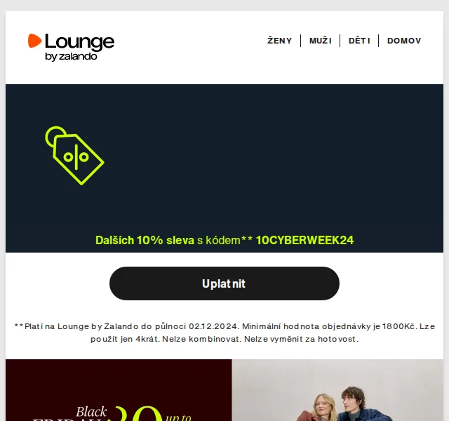 Lounge by Zalando: Black Friday Weekend slevy až 82 % – červenec 2026 | Nuslet.cz
