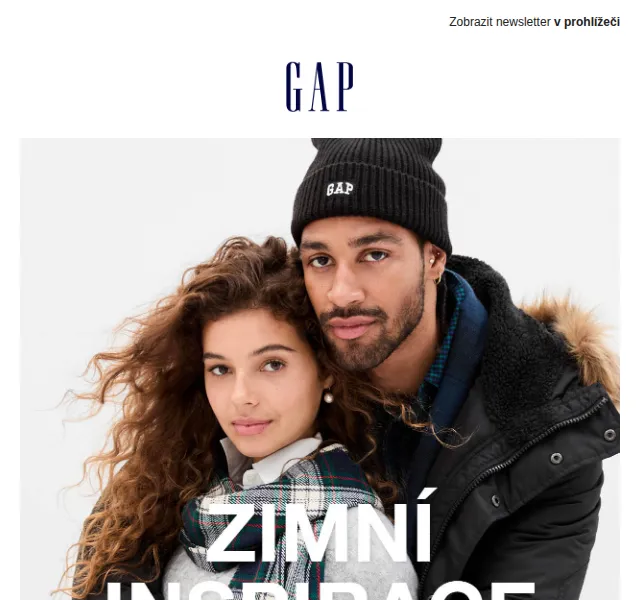 GAPstore.cz: zimní outfit – inspirace – červenec 2026 | Nuslet.cz