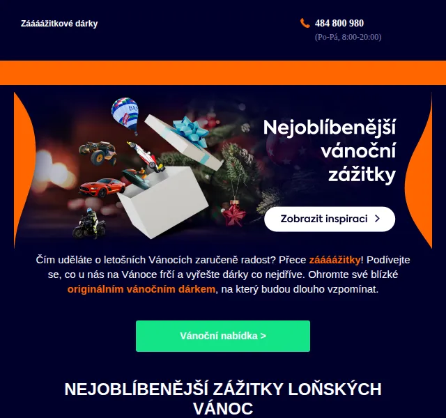 Adrop: 10 nejoblíbenějších zážitků pod stromeček – červen 2026 | Nuslet.cz