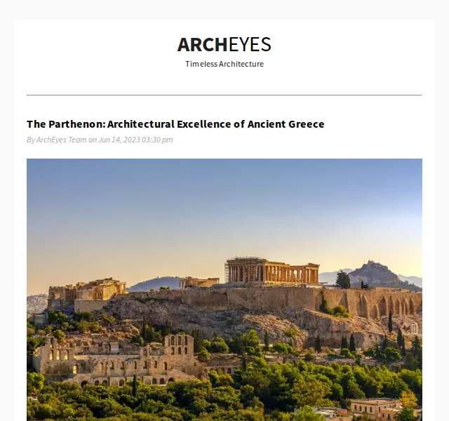 ArchEyes: Předplatné newsletteru s architekturou – červen 2026 | Nuslet.cz