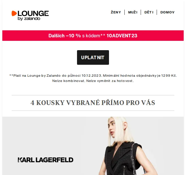 Lounge by Zalando: Karl Lagerfeld, Bogner + 10% extra sleva – červenec 2026 | Nuslet.cz