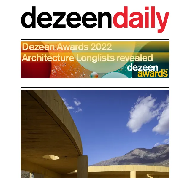 Dezeen Daily: přehled novinek z architektury a designu – červen 2026 | Nuslet.cz