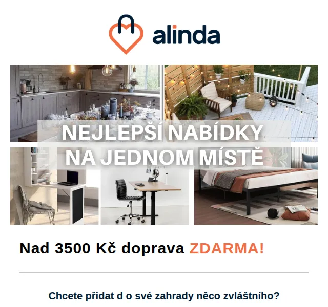 Alinda: Dřevěný nábytek a chlazení od 2099 Kč – červen 2026 | Nuslet.cz