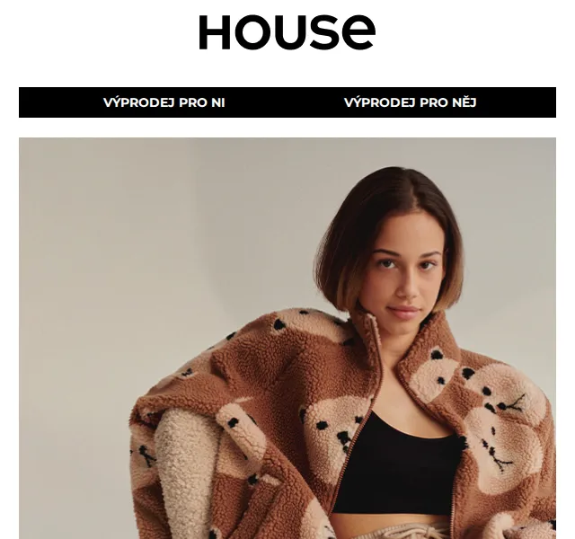 HOUSE: Sezóna Cozy Look – výprodej svetrů a mikin – červen 2026 | Nuslet.cz