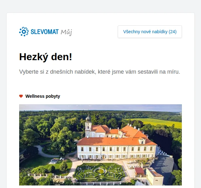 Slevomat: Pobyt na zámku Loučeň s wellness a labyrintem – červen 2026 | Nuslet.cz