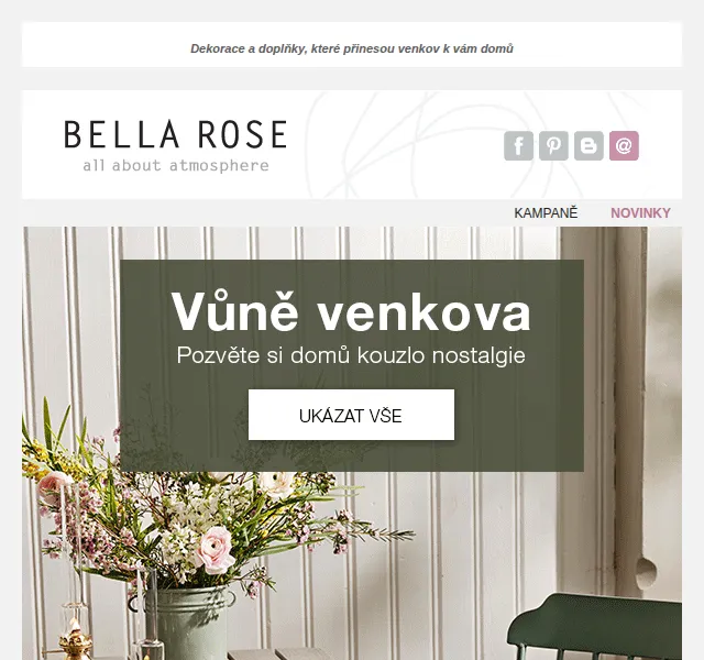 Bella Rose: Bydlení ve venkovském stylu – červen 2026 | Nuslet.cz