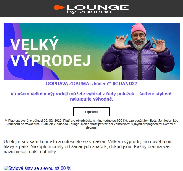 Lounge by Zalando: Velký výprodej – slevy až 80 % – červen 2026 | Nuslet.cz