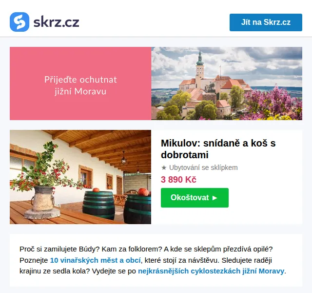 Vánoce na Skrz: Pobyty s degustací vína na jižní Moravě – červen 2026 | Nuslet.cz