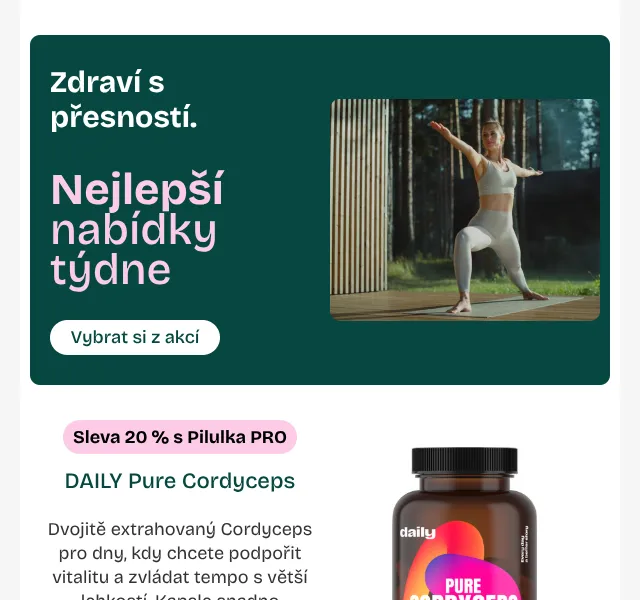 Pilulka.cz: slevy až 48 % – září 2026