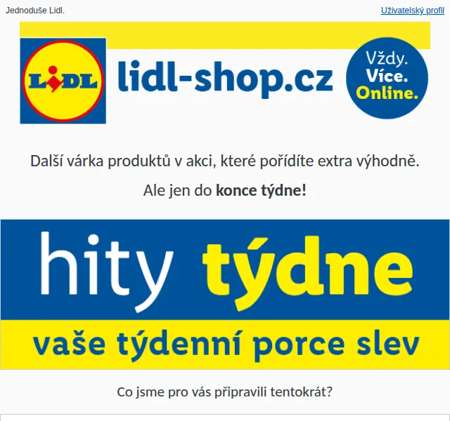 Lidl Čtvrteční hity týdne: sleva až 58 % – červen 2026 | Nuslet.cz