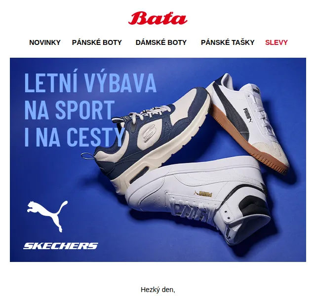 Baťa: Tenisky Skechers a Puma – červenec 2026 | Nuslet.cz