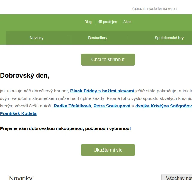 KnihyDobrovsky.cz: Bábovky na konci světa, Lars Kepler a Black Friday – červenec 2026 | Nuslet.cz