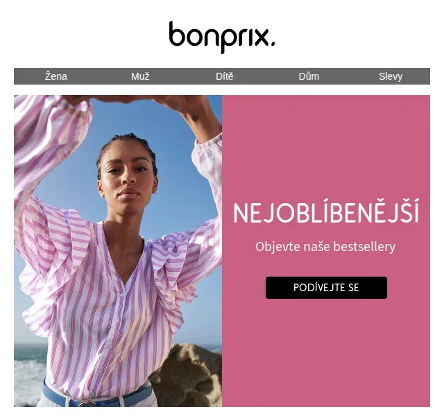 bonprix: Nejoblíbenější halenky bestsellery – červen 2026 | Nuslet.cz