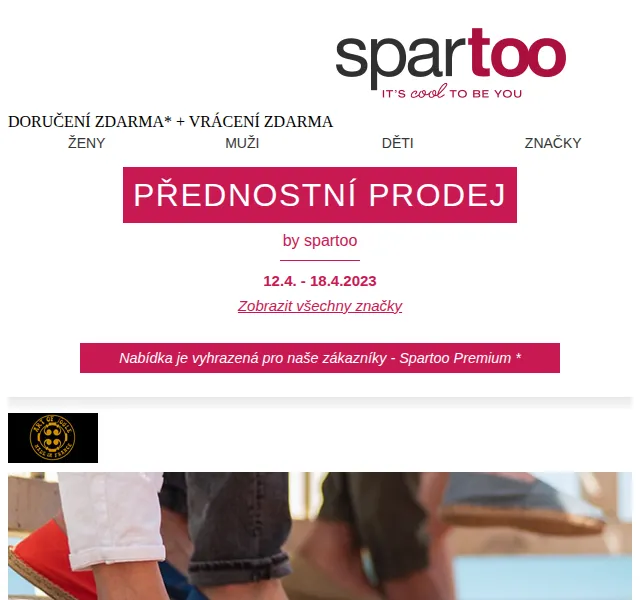Spartoo: Sleva až 50 % na Art of Soule, Pepe Jeans, Moony Mood – červenec 2026 | Nuslet.cz