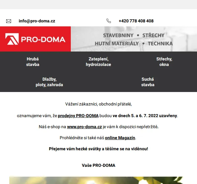 Pro-doma: betonová směs 25 kg za 71,90 Kč – červenec 2026 | Nuslet.cz