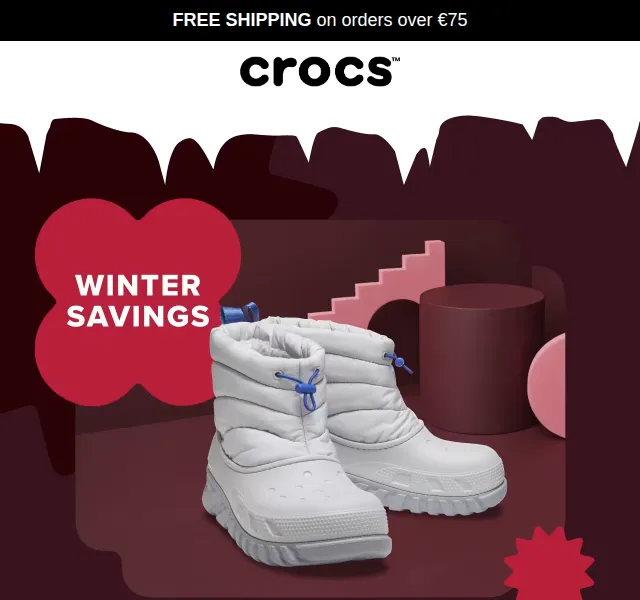 Crocs: Zimní slevy až 40 % – červen 2026 | Nuslet.cz