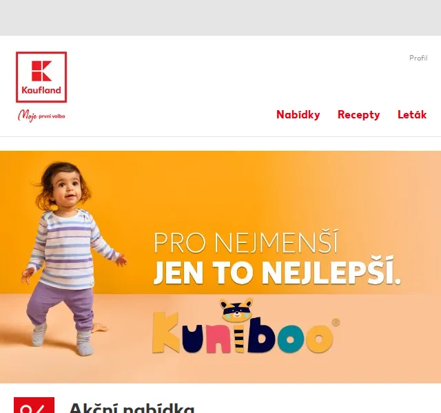 Kaufland: Dětská výbava Kuniboo od 49,90 Kč – červen 2026 | Nuslet.cz