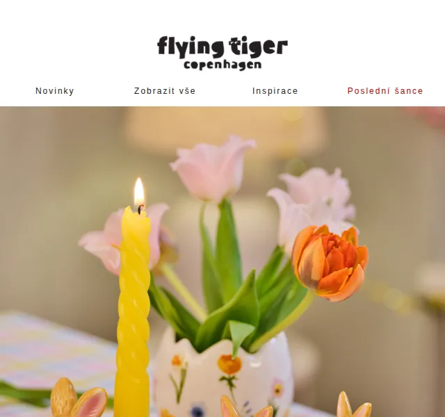 Flying Tiger Copenhagen: Velikonoční dekorace – červen 2026 | Nuslet.cz