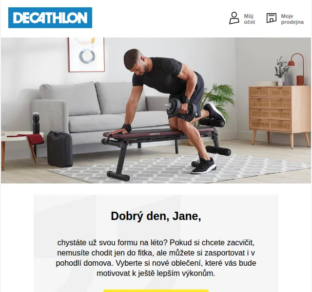 DECATHLON: letní sportovní oblečení a vybavení – červenec 2026 | Nuslet.cz