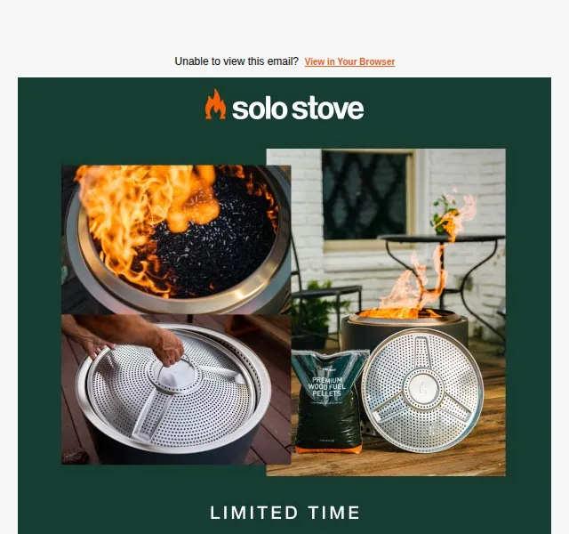 Solo Stove EU: Pellet adaptér zdarma k vybraným setům – červen 2026 | Nuslet.cz