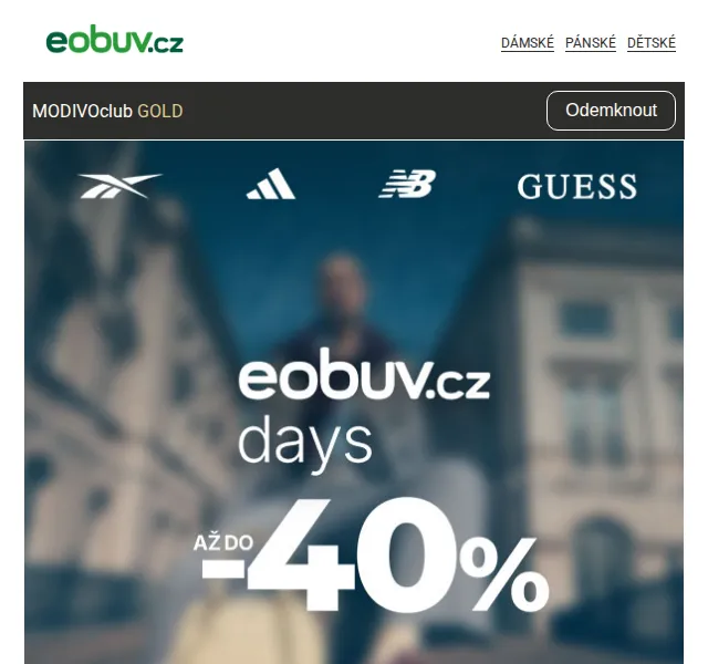 EOBUV: Sleva až -40 % na boty – červenec 2026 | Nuslet.cz