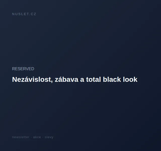 Reserved: Kolekce Dark Hero – červen 2026 | Nuslet.cz