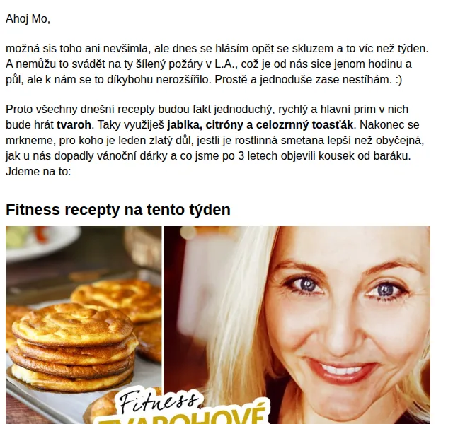 BAJOLA ✌ Fit bez diet: Tvarohové fitness recepty – červenec 2026 | Nuslet.cz