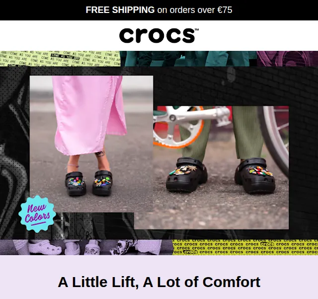 Crocs: Classic Platform Clog – nová kolekce výškových dřeváků | Nuslet.cz