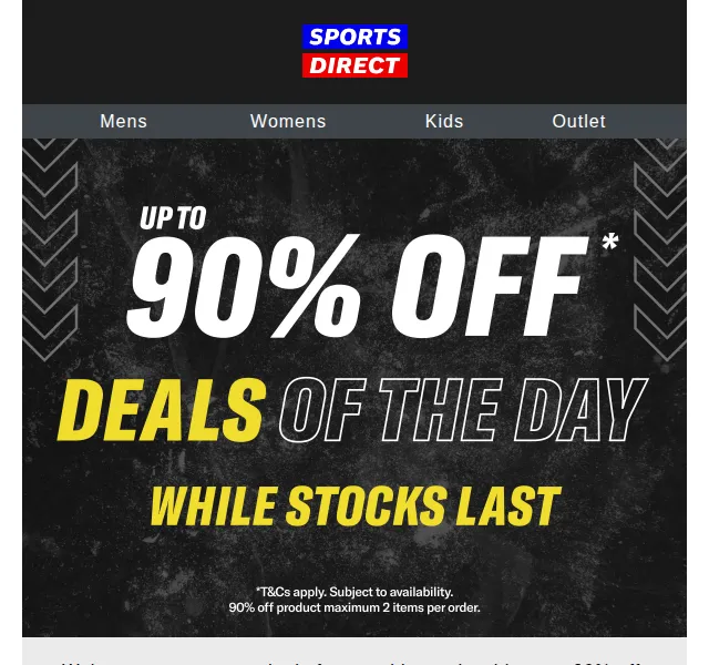 Sportsdirect.com: slevy až 90 % na sportovní módu – červen 2026 | Nuslet.cz
