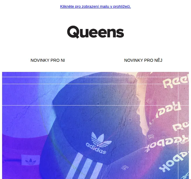 Queens: 20–60% sleva na adidas a Reebok – červenec 2026 | Nuslet.cz